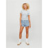 Calça Mulher Jack And Jones nany Mini Denim Azul claro Denim