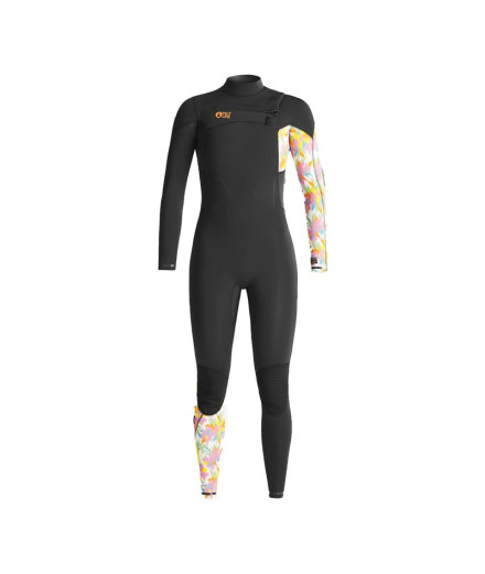 Neoprene de Surfar Picture Equation 4/3 Alstro Black Mulher