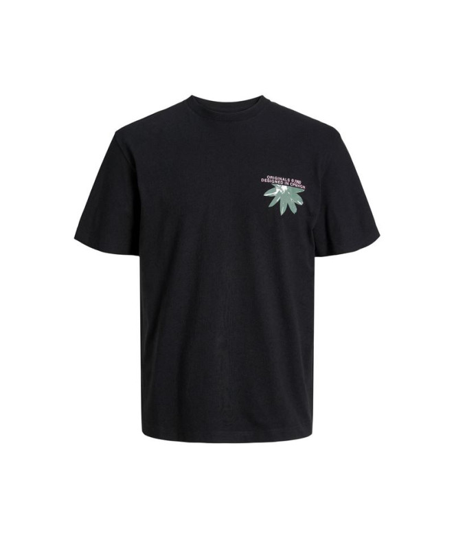 Camiseta Infantil Jack And Jones Tampa Back Preto