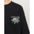 Camiseta Infantil Jack And Jones Tampa Back Preto