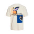 Camiseta Infantil Jack And Jones Tampa Back Bege