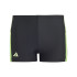 Fato de banho de Natação adidas Colorblock 3 Band Menino Preto