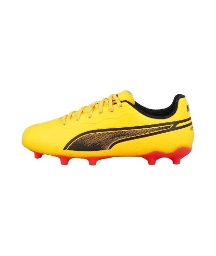 futebol Botas Puma King Matc FG/AG Laranja Infantil