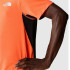 Camiseta de Montanha The North Face Lightbright S/S Homem Laranja