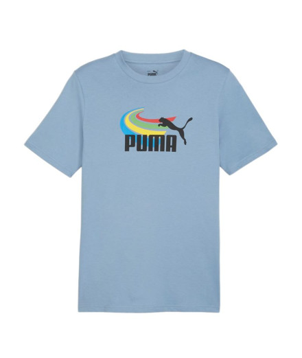 Camiseta Puma GRAPHICS Azul verão Homem