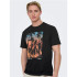 Camiseta Only & Sons Onskolton Reg Beach Preto Homem