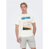 Camiseta Only & Sons Onskolton Reg Beach Branco Homem