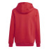 Moletom adidas camisola com capuz 3Bandas Tib Fleece Infantil Vermelho