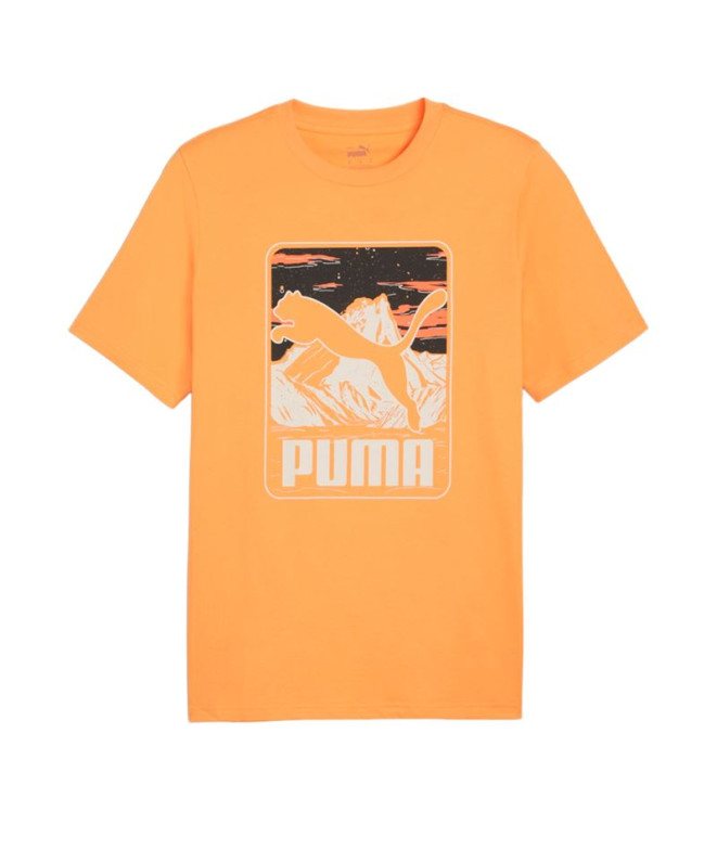 Camiseta Homem Puma Graphics Mountain e...