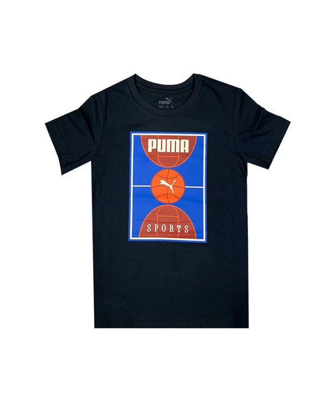 Camiseta Infantil Puma Bppo Basket Blank Ba...