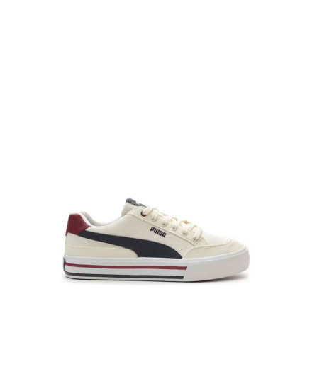 Sapatilhas Court Homem Puma Classic Vulc F Bege Branco