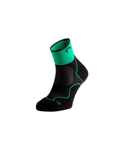 Meias de Lurbel Desafio Three Preto/Verde Golf