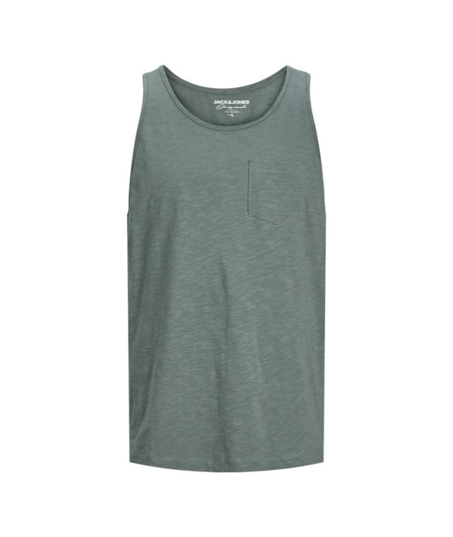 Camiseta Top Jack & Jones Jortampa Slub Verde