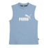 Camiseta Puma Essentials Slim Azul Mulher