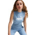 Camiseta Puma Essentials Slim Azul Mulher