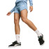 Calça Puma Essentials 5" cintura alta azul Mulher