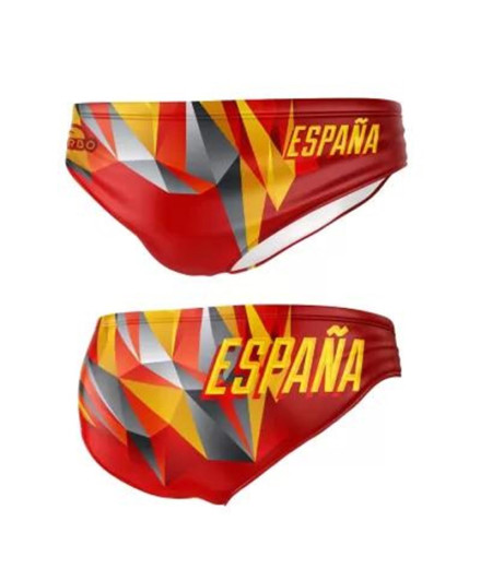 Fato de banho Turbo Waterpolo Espanha Rays Vermelho