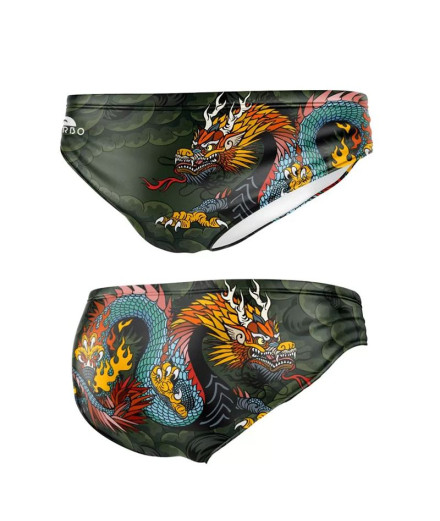 Fato de banho Turbo Waterpolo Comic-Dragon Preto