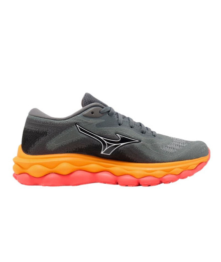 Sapatilhas De Running Mizuno Wave Sky 7 Mulher Cinzento...