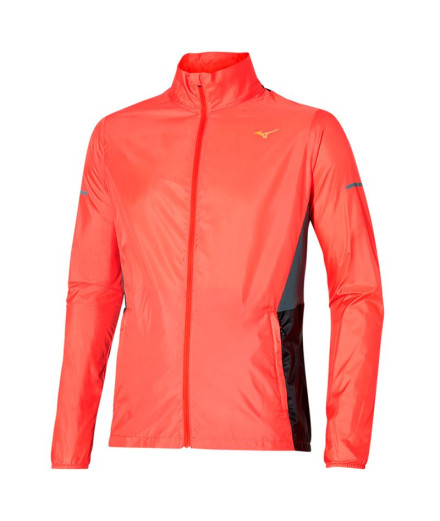 Casaco de Running Mizuno Aero Homem Laranja