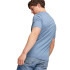 Camiseta Puma Essentials+ 2 Col Logo Azul Homem