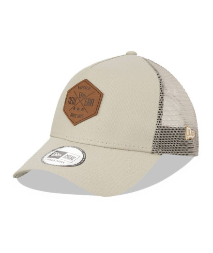 Boné New Era New Era Patch Stone A-Frame Trucker Creme