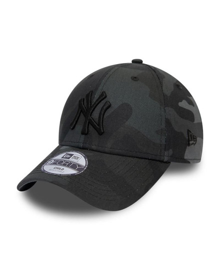 Boné New Era New York Yankees Camo Boys Grey 9FORTY