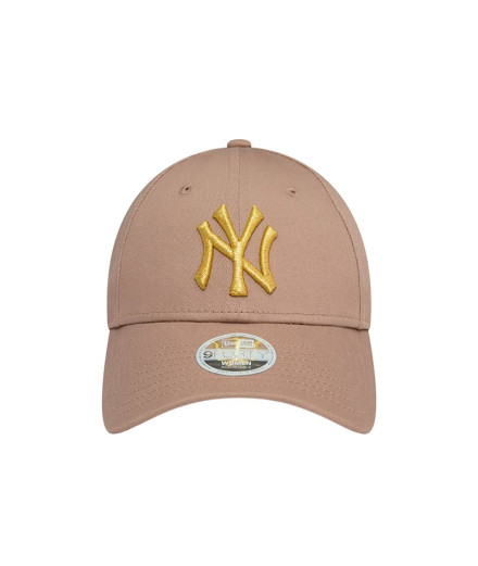 Boné New Era New York Yankees Metallic 9FORTY Mulher...