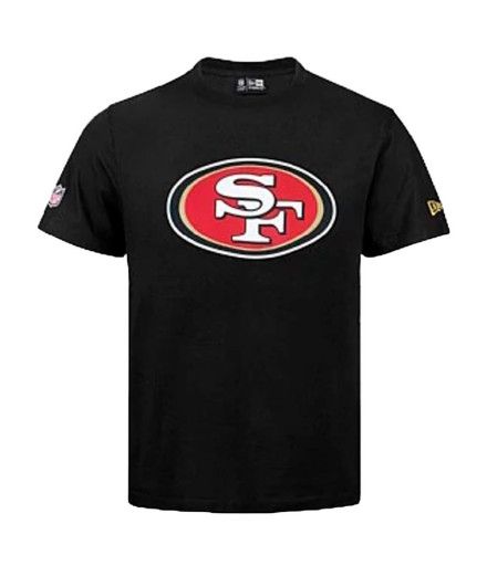 Camiseta New Era Homem regular San Francisco 49ers NFL Preto