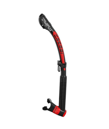 Tubo de mergulho Cressi Itaca Ultra Dry Cinza/Vermelho