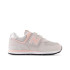Sapatilhas New Balance Infantil 574 Hook & Loop Rain Cloud Rosa