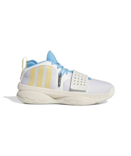 Sapatilhas de Basquetebol adidas  Dame 8 Extply Branco Azul