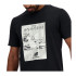 Camiseta New Balance Homem Poster Sport Essentials Preto
