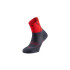 Meias de Trail Lurbel Track Four Marengo/Vermelho