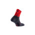 Meias de Trail Lurbel Track Four Marengo/Vermelho