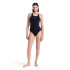 Fato de banho de Natação Arena Refletor Mulher Preto/azul