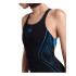 Fato de banho de Natação Arena Refletor Mulher Preto/azul