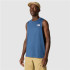 Camiseta de Montanha The North Face Lightbright Homem Blue