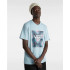 Camiseta Vans Caixa Classic Print Azul Homem