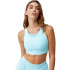 Top Yoga Born Living Bikila Blue Mulher