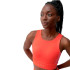 Top Born Living Yoga Latika Coral Mulher