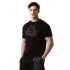 Camiseta Kappa Fario Graphik Preto Homem