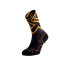 Meias de Lurbel Distance Iti Five Preto/Amarelo Amber