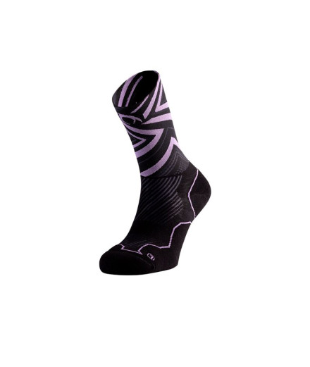 Meias de Lurbel Distance Iti Five Preto/Lavanda