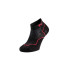 Meias de Running Lurbel Tiwar Two Preto/Fúcsia