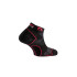 Meias de Running Lurbel Tiwar Two Preto/Fúcsia