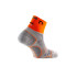 Meias de Lurbel Distance Three Cinza Gelo/Laranja
