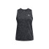 Camiseta Fitness Under Armour Mulher de Tech Tank Twist Preto