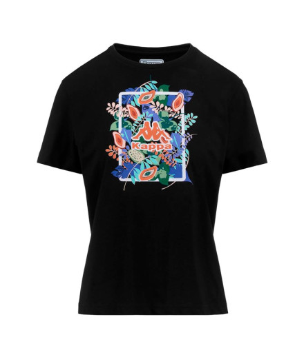 Camiseta Kappa Frienda Graphik Preto