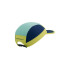 Boné Running de Compressport 5 Panel Light Eggshell Blue/Green